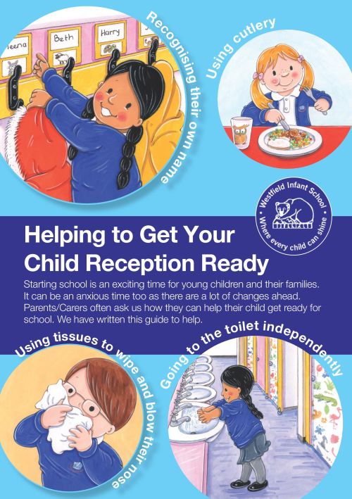 Reception/Nursery Ready Storybook Leaflet:  your school illustrated