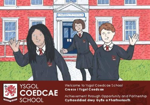 A5 Starting Welsh Secondary School Comic: your school illustrated