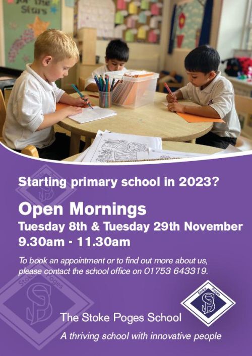 Stoke Poges Primary poster