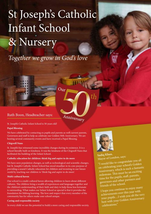 St Joseph's Anniversary Booklet