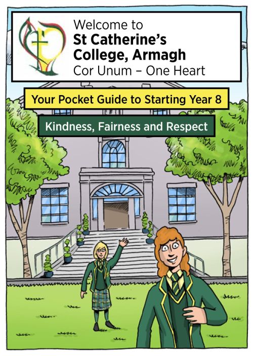 A6 'Pocket Guide' Starting Secondary School Comic: your school illustrated