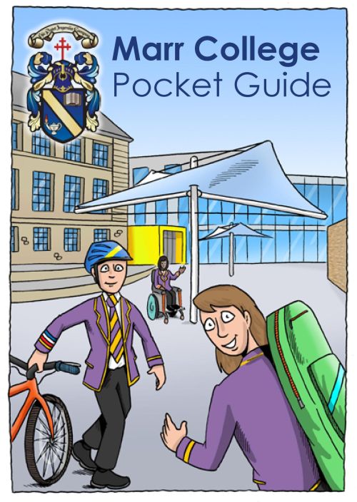 A6 'Pocket Guide' Starting Secondary School Comic: your school illustrated