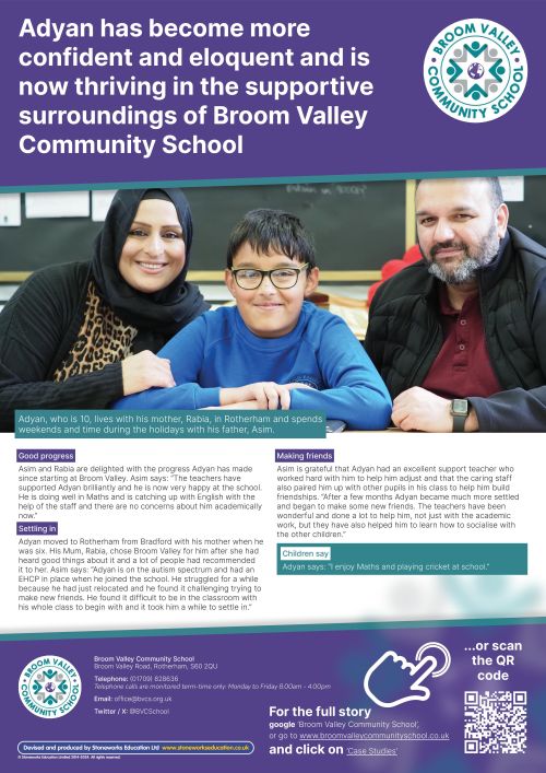 Broom Valley Community School's 3-Step Plan Literature