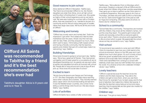 Tabitha 'full story' online case study