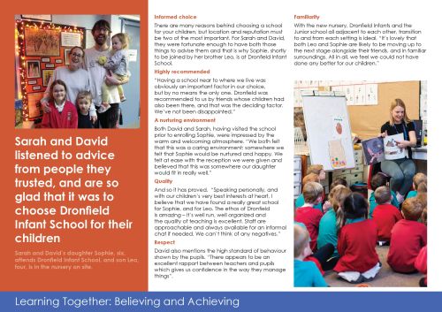 Sarah 'full story' online case study