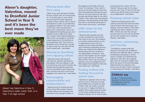 Valentina 'full story' online case study