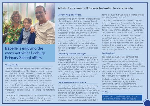Isabelle 'full story' online case study
