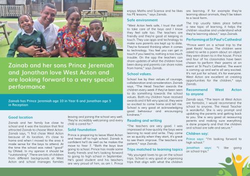 Zainab 'full story' online case study