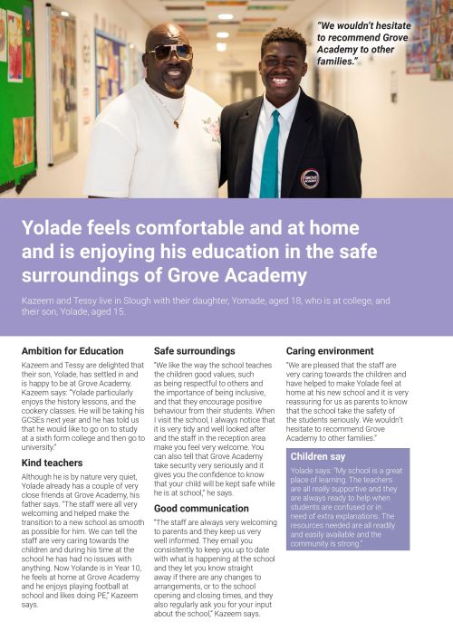 Yolade 'full story' online case study