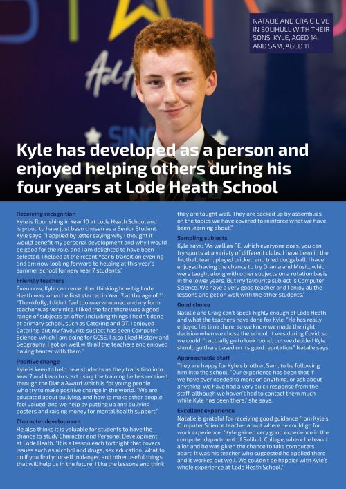 Kyle 'full story' online case study
