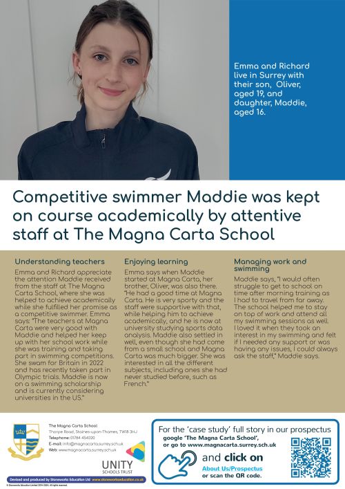 Maddie A3 poster
