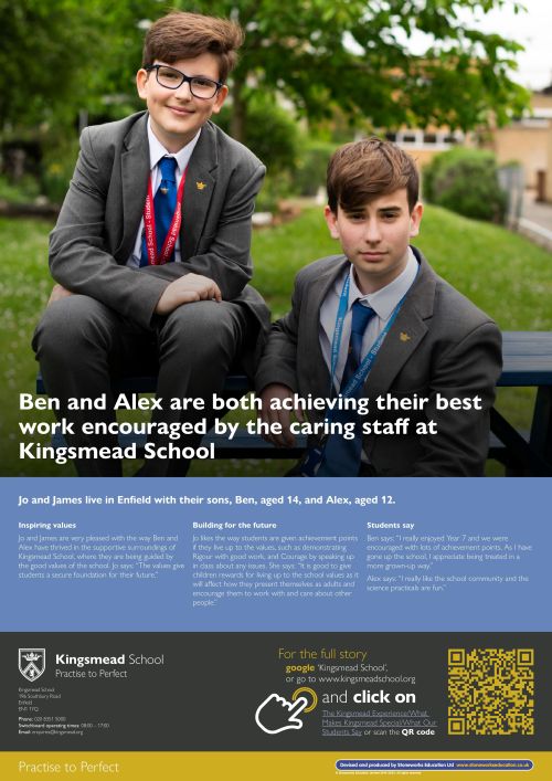Ben and Alex A3 Poster