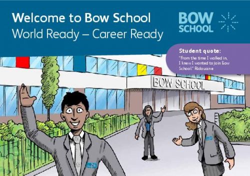 A5 Starting Secondary School Comic: your school illustrated