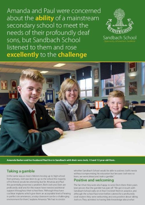Parent/Student Case Studies